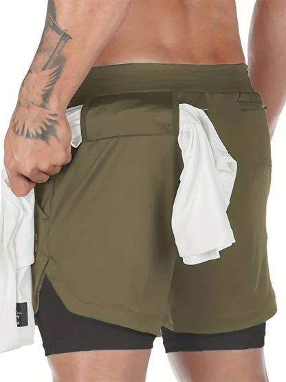 David - fashion multi-pocket cargo shorts