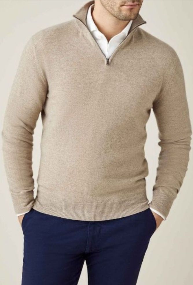 RALPH POLO - Stylish zipper sweater for men (Italian design)