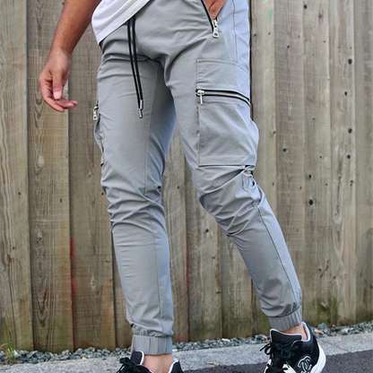 Jacob – trendy cargo pants with drawstring for men