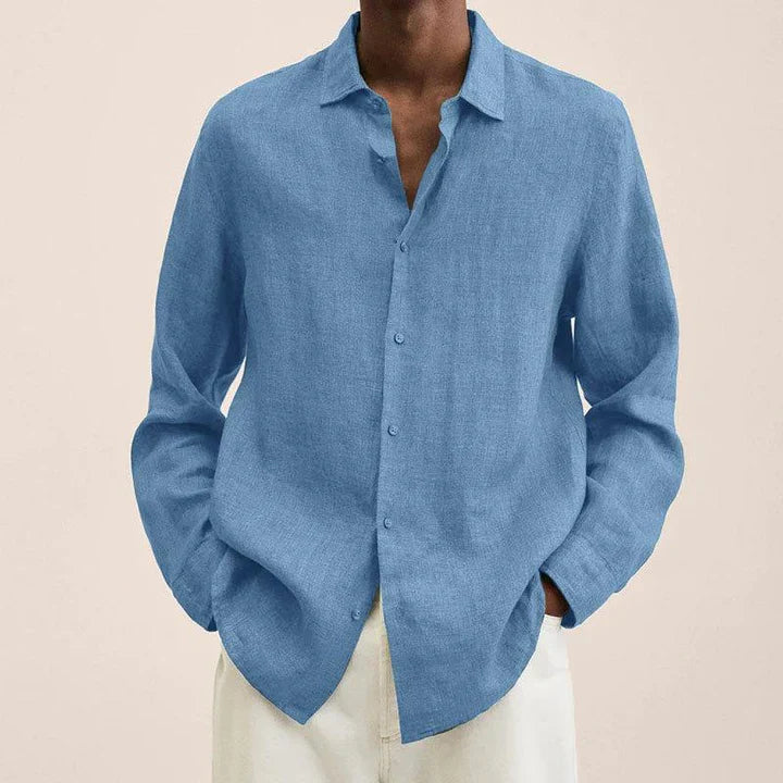 Elegant - linen men's shirt - lightness meets versatility