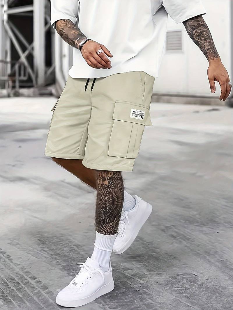 Robert cargo shorts with adjustable drawstring