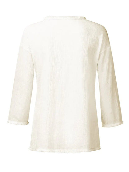 Casual linen top - comfortable & stylish