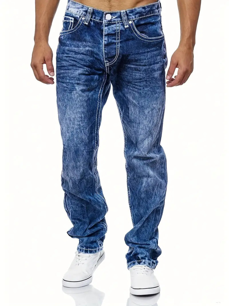 Ethan - casual slim fit stretched jeans for men