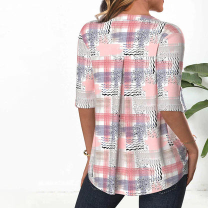 Jade - casual printed blouse for women