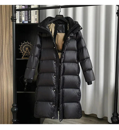 Lira - thick puffer hooded down jacket