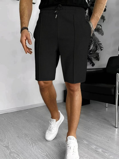 Oliver – waffle knit sports shorts for men