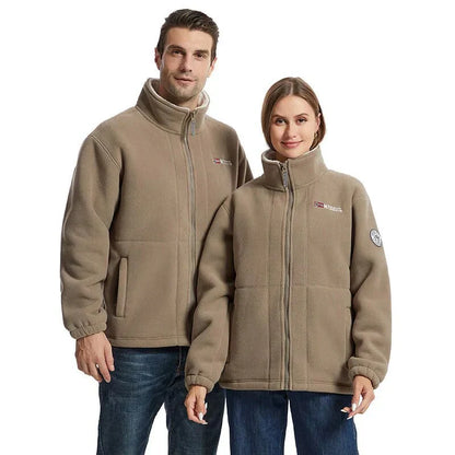 Windproof & comfortable men's fleece jacket