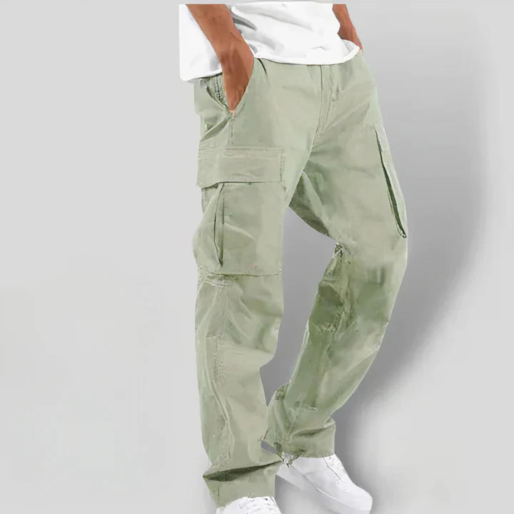 Felix - colorful men's cargo pants in dark gray