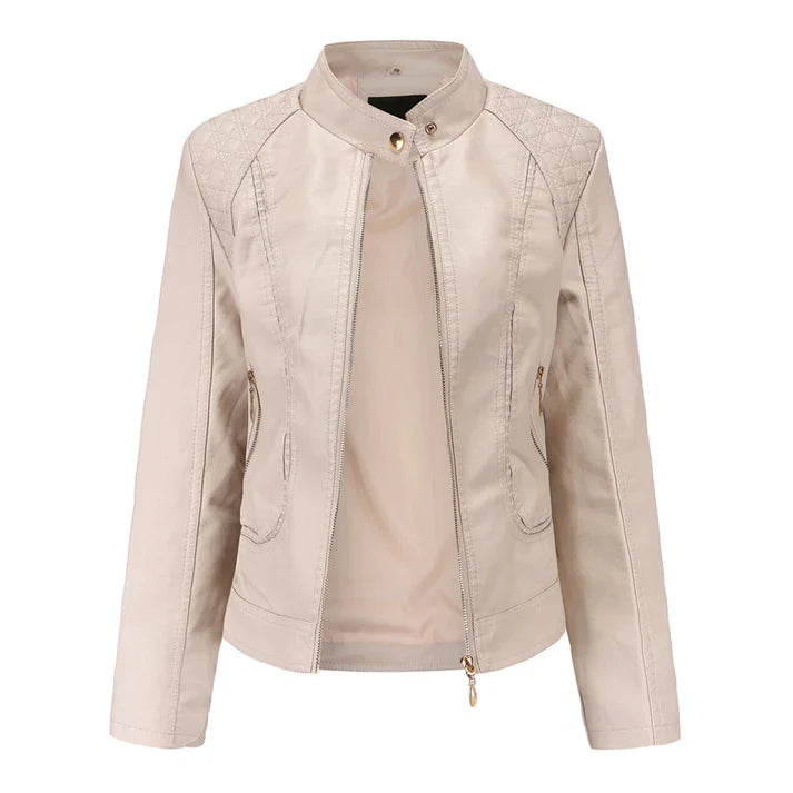 Alda - stylish leather jacket