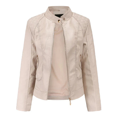 Alda - stylish leather jacket