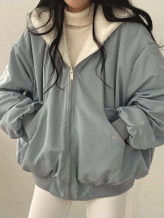 Arra | stylish thick jacket with reversible function