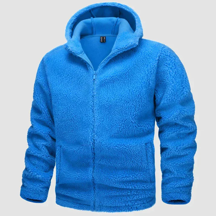 Roland - men's fleece jacket with hood