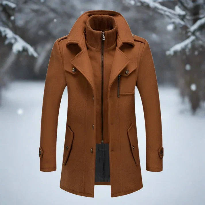 Legs - extra thick winter coat with high collar