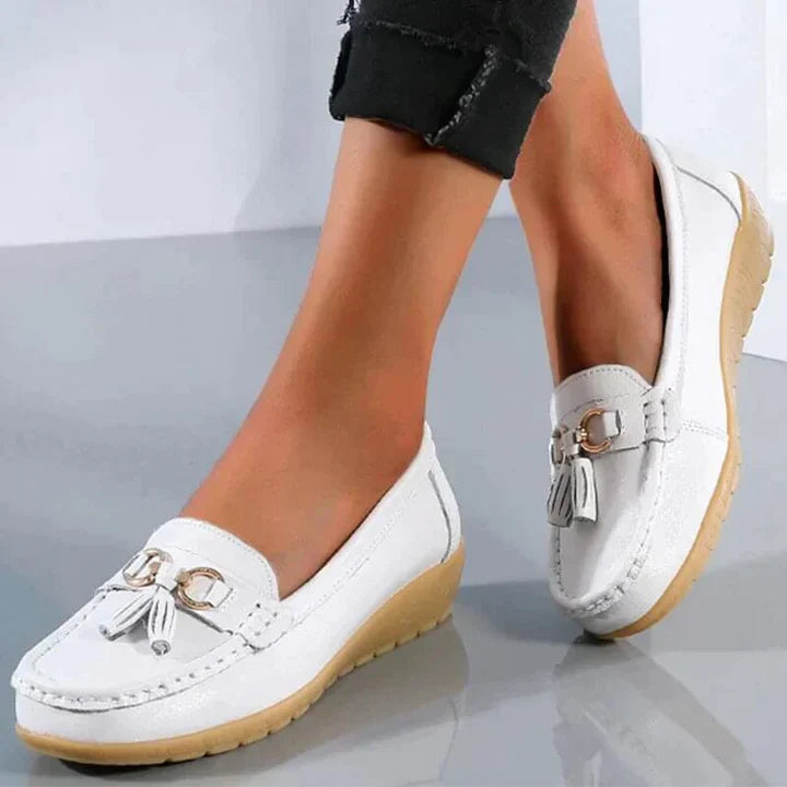 Lou - orthopedic leather moccasins