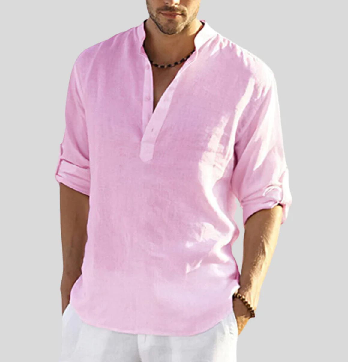 Elegant linen shirt for men - Thomas