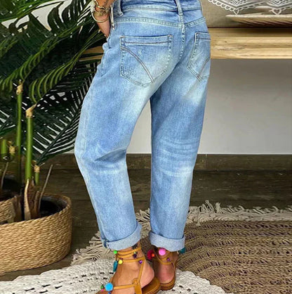 Dorthe – airy jeans in high quality for the summer