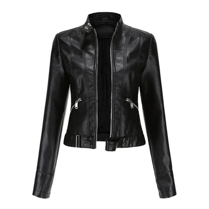 Oxana – stylish leather jacket