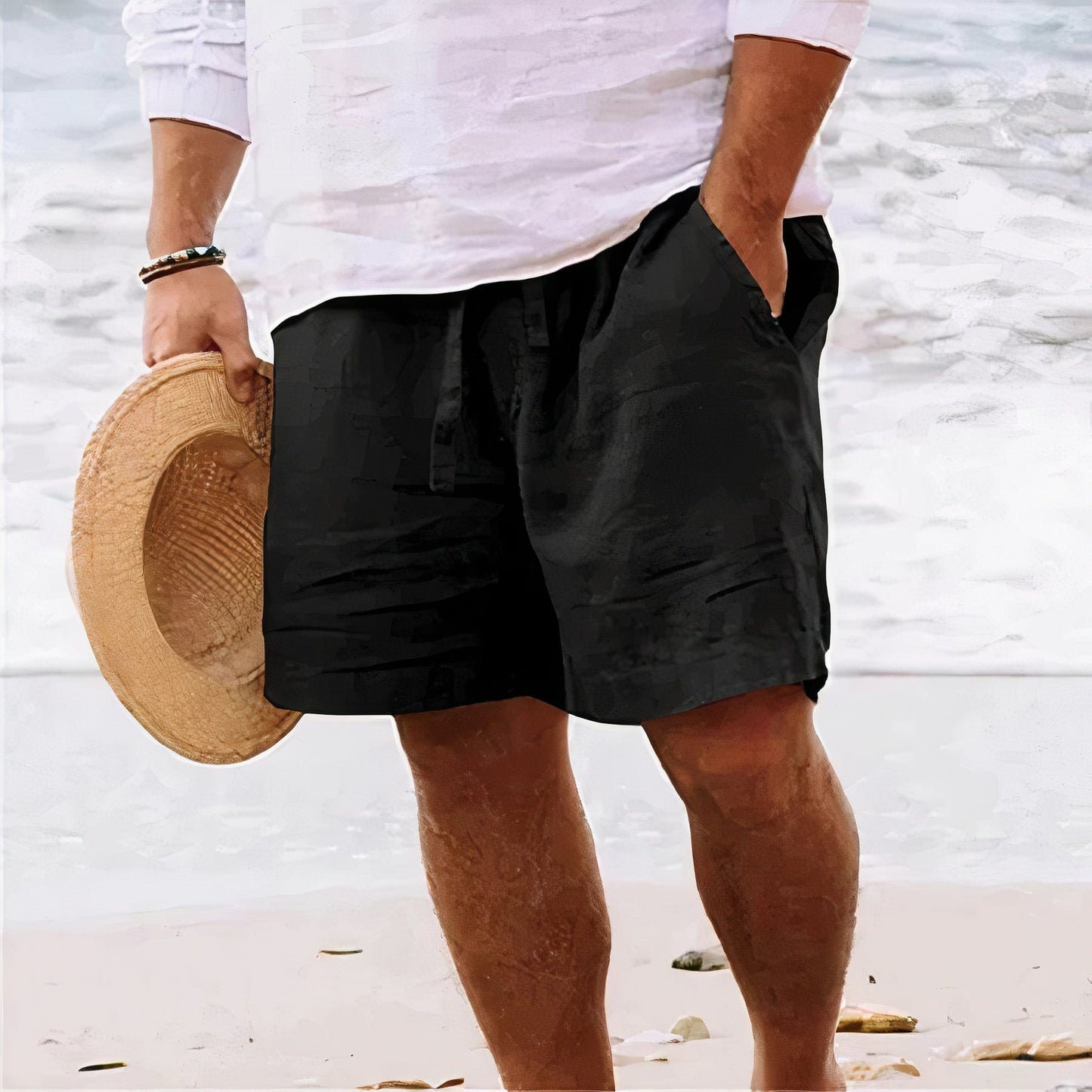 Breathable - linen shorts - zach