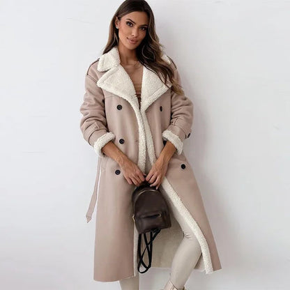 Monroe - elegant long winter coat for women