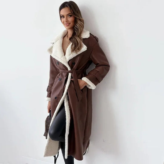 Monroe - elegant long winter coat for women