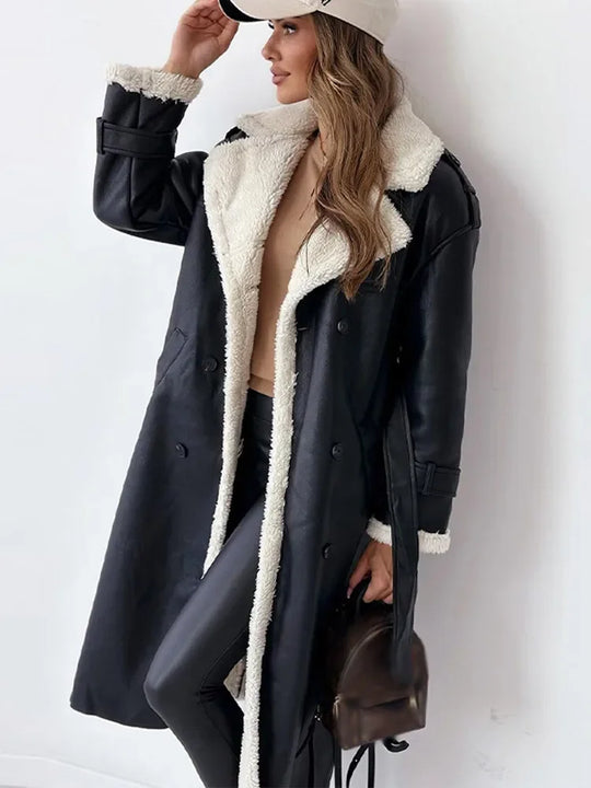 Monroe - elegant long winter coat for women