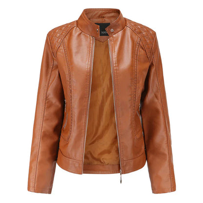 Alda - stylish leather jacket