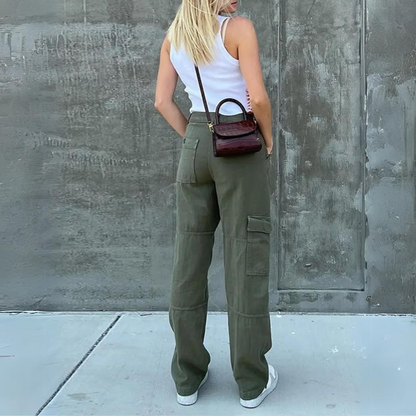 Senja - trendy women's cargo pants for a casual look
