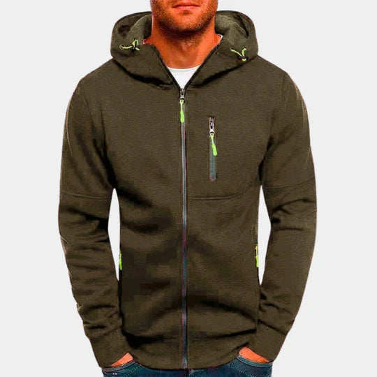 Jacks - men's sweatshirt with hood and zip