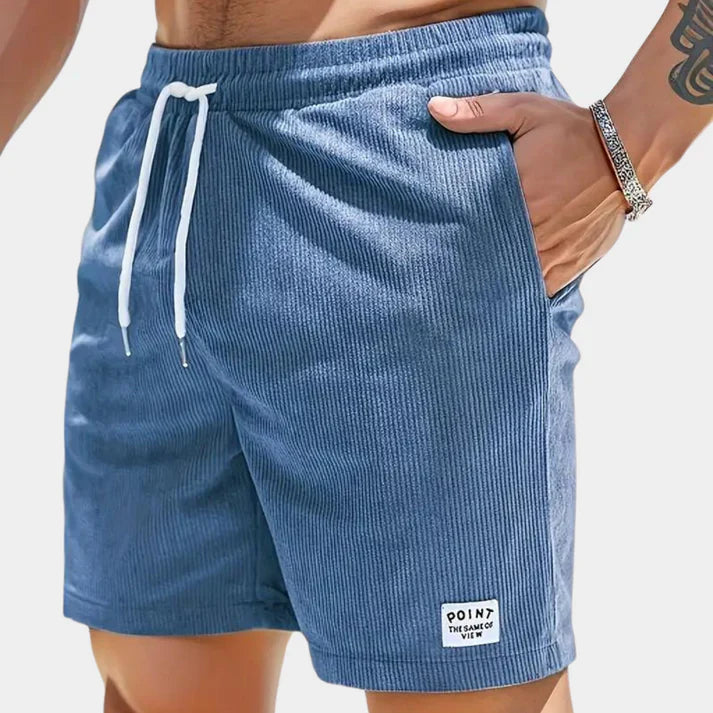 Comfortable corduroy shorts for men