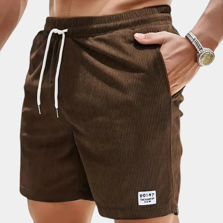 Comfortable corduroy shorts for men