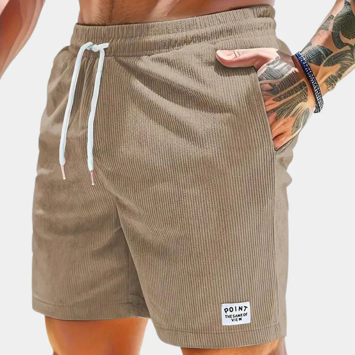 Comfortable corduroy shorts for men