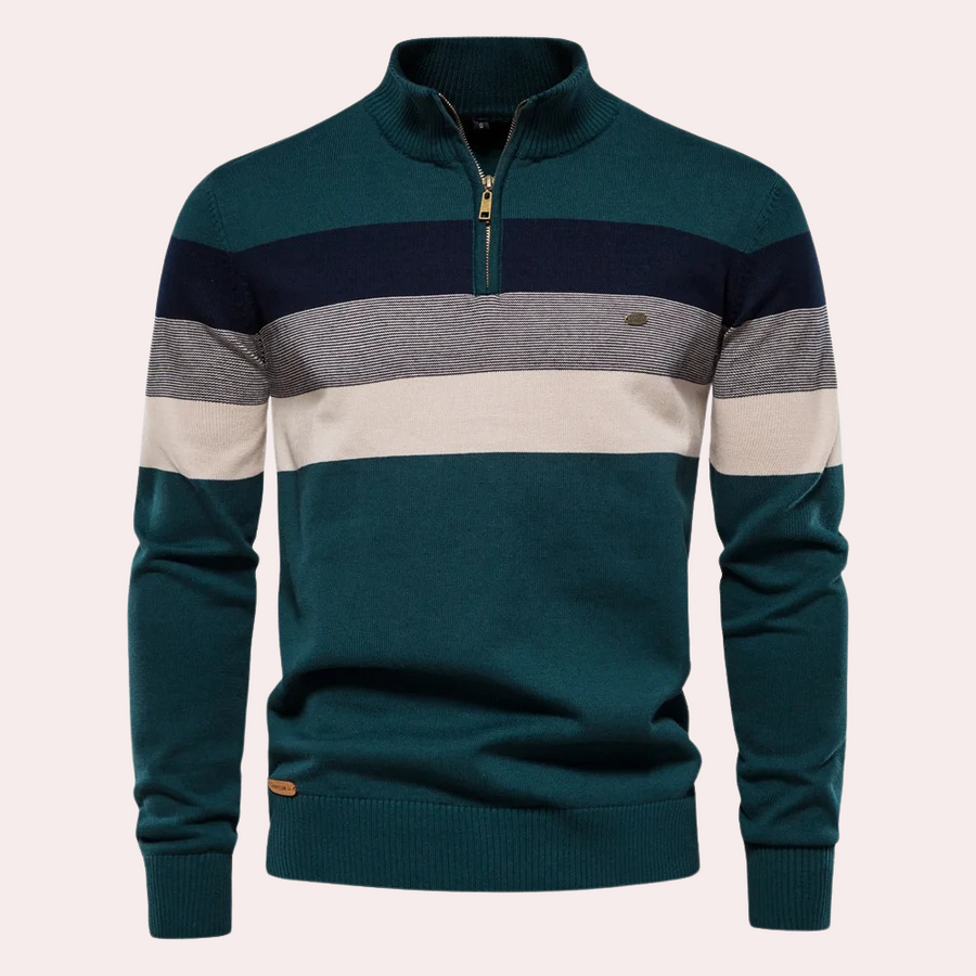 Calvin | trendy striped men's sweater