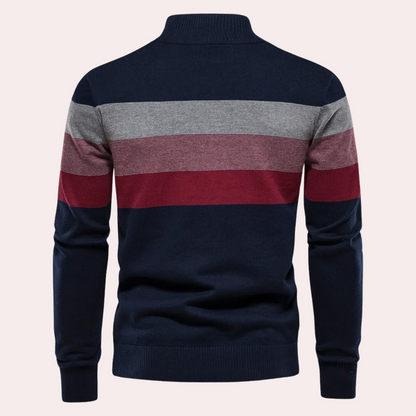 Calvin | trendy striped men's sweater