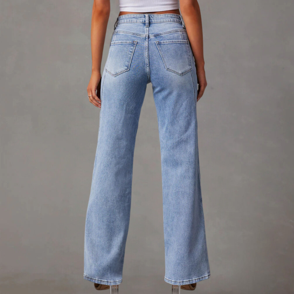 Fashionable skinny jeans for women with a trendy fair