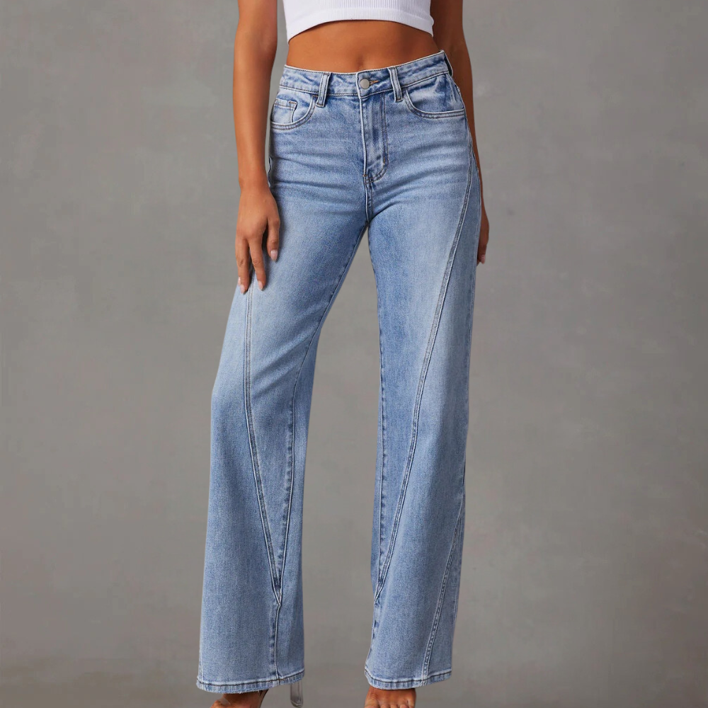 Fashionable skinny jeans for women with a trendy fair