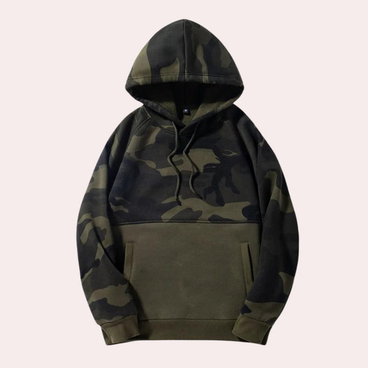 Costas - adjustable camouflage hoodie for men