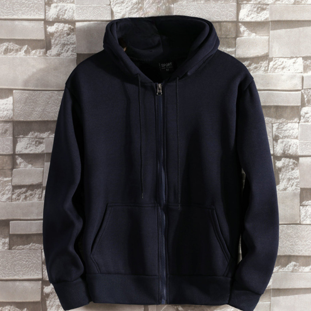 Lorand - trendy men's hoodie with zipper