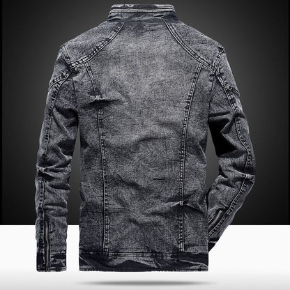 Casual cotton denim jacket for men – tyrone