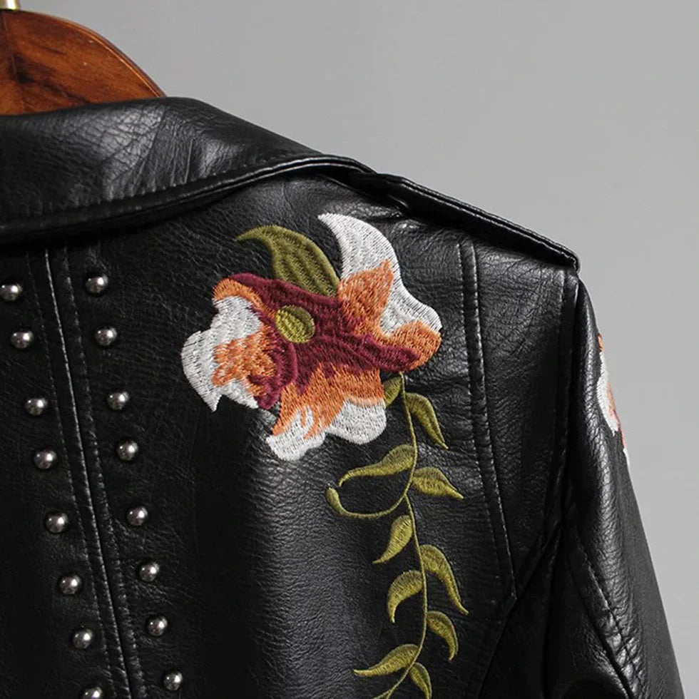 Ainhoa - women's jacket with flowers