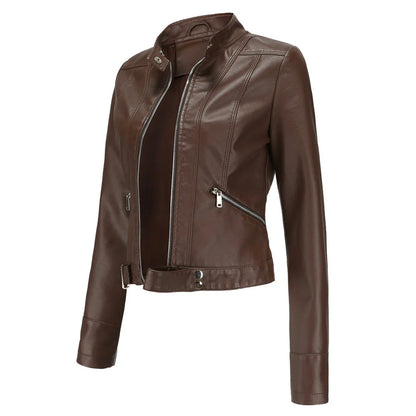 Oxana – stylish leather jacket