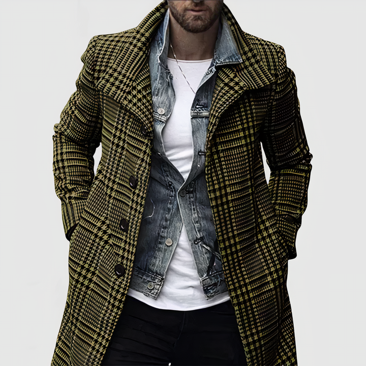 Check style – elegant men's jacket with modern accents