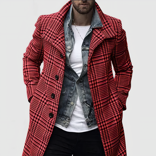 Check style – elegant men's jacket with modern accents