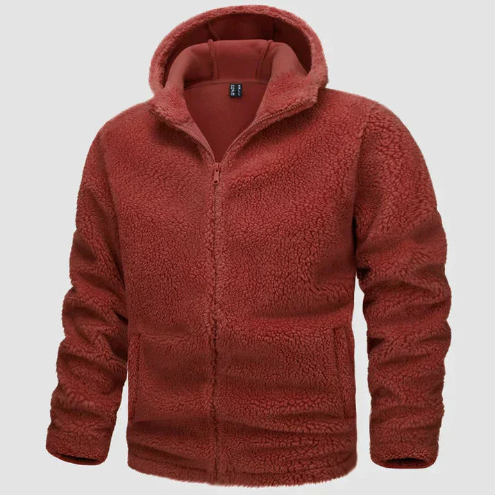 Roland - men's fleece jacket with hood