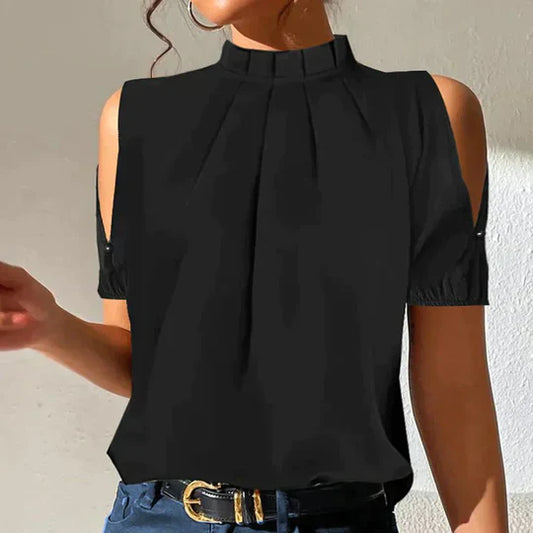 Elegant, off-the-shoulder women's top – chic and comfortable