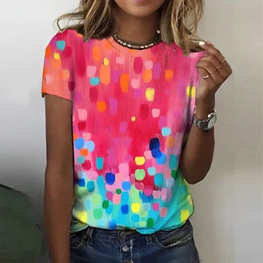 Elle&vire - lovely colored summer blouse