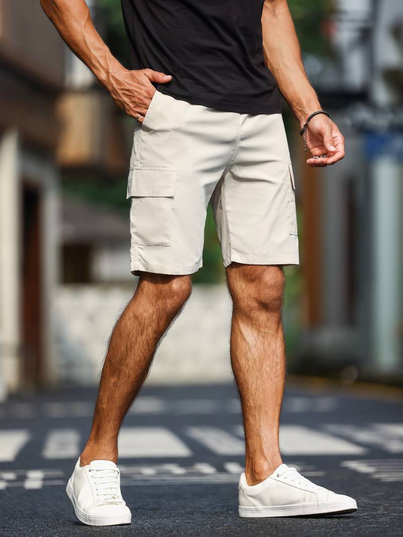 Ethan – simple, comfortable cargo shorts for men