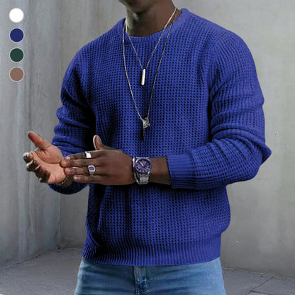 Darius - men's long sleeve sweater with crew neck