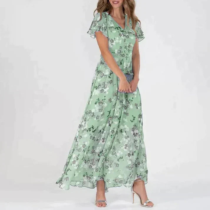 Gabrielle - elegant floral dress