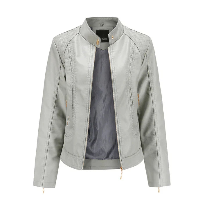 Alda - stylish leather jacket