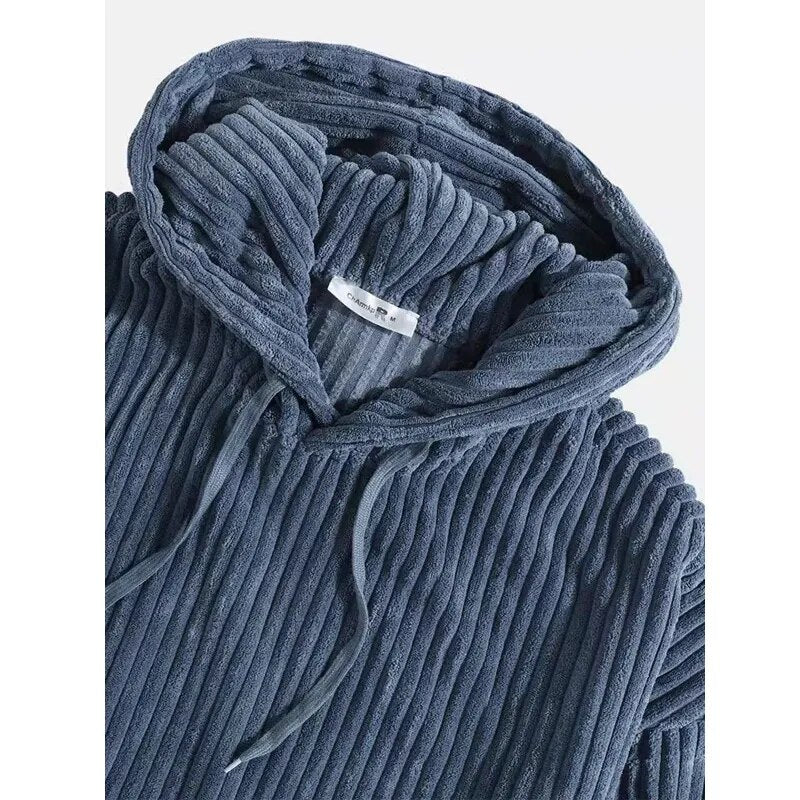 Jare - high-quality corduroy hooded jacket for men